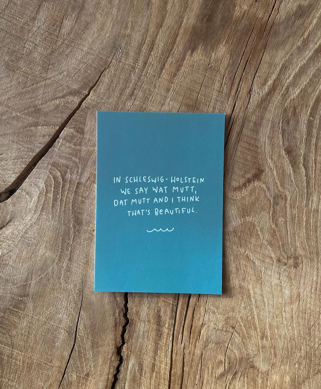 Postkarte Wat Mutt Dat Mutt