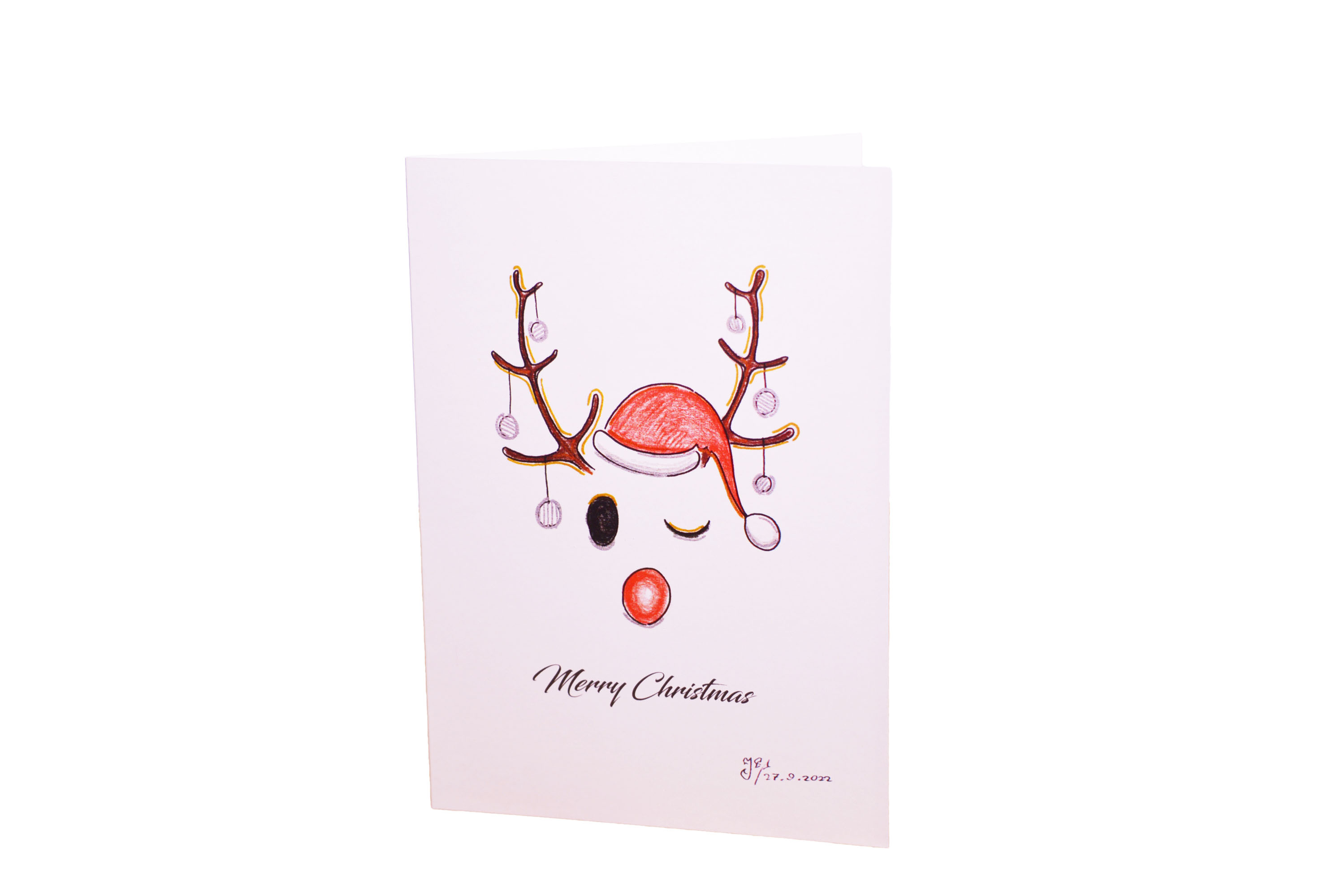 Weihnachtskarte, Merry Christmas